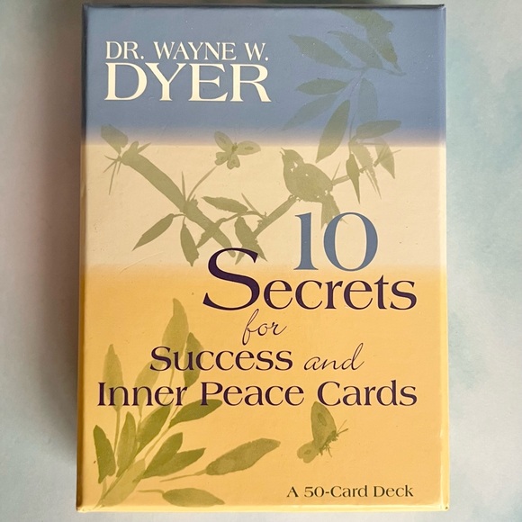 Dr Wayne Dyer 10 Secrets for Success Inner Peace Cards NEW - Picture 1 of 5
